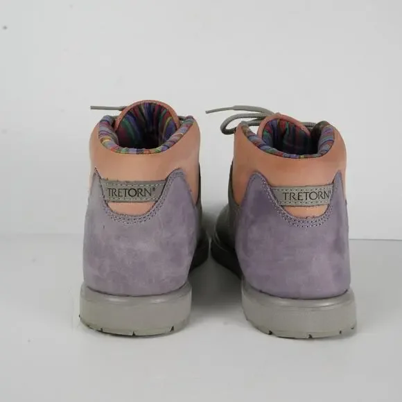 Tretorn Gray and Purple Sneakers - Picture 5 of 9